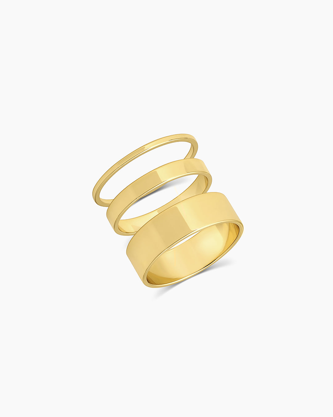 Conjunto de Anéis com Design de Rosa