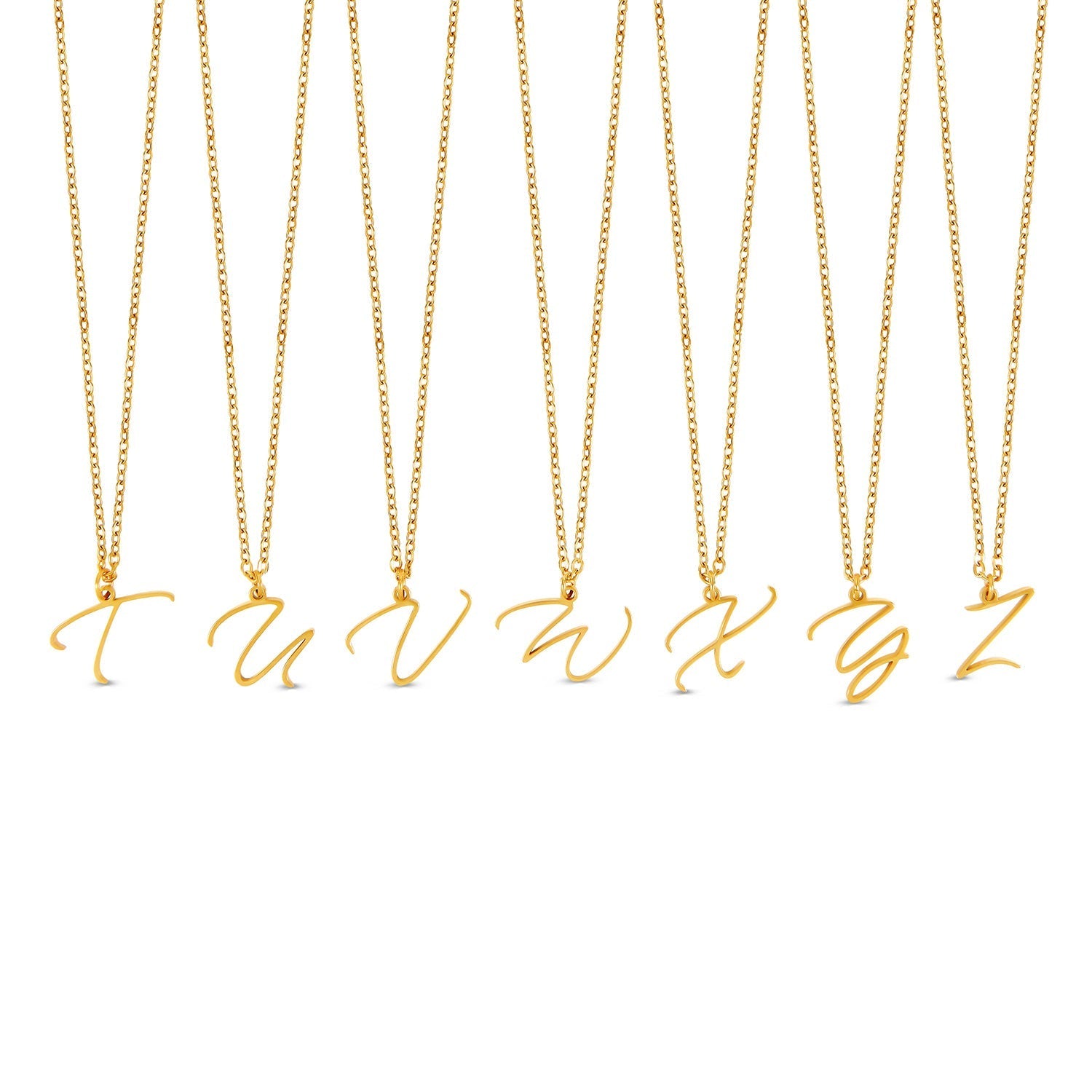 Colar Personalizado com Letra Inicial - Ouro