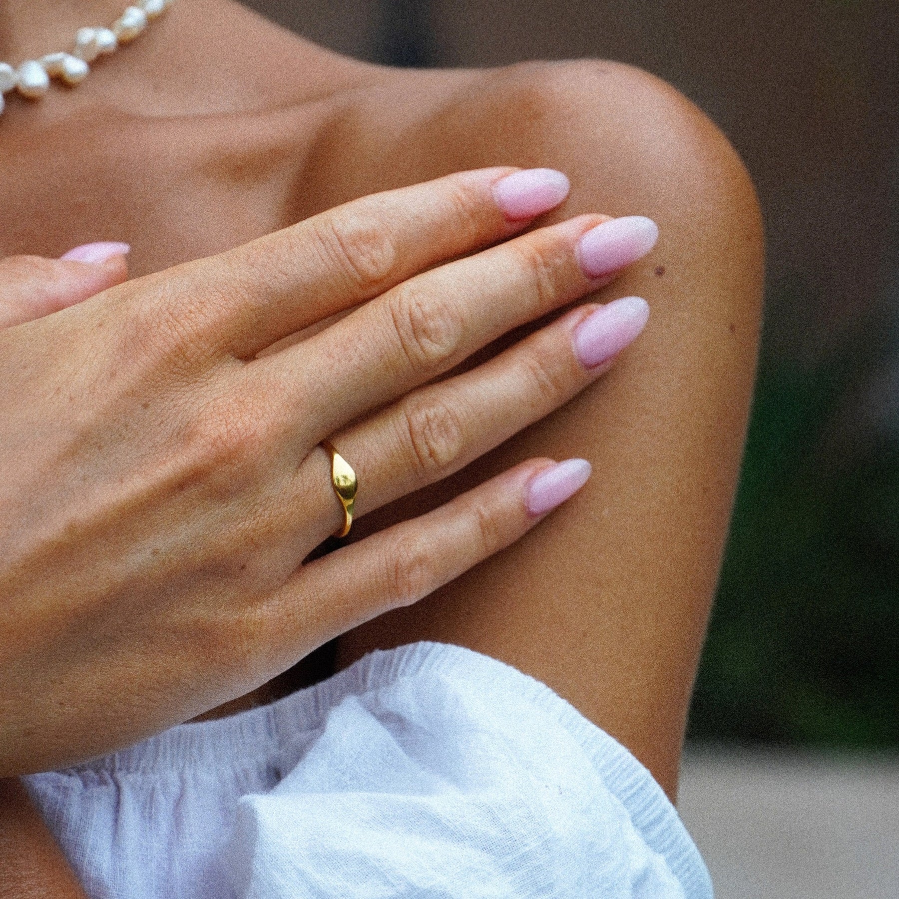 Anel Dainty Signet