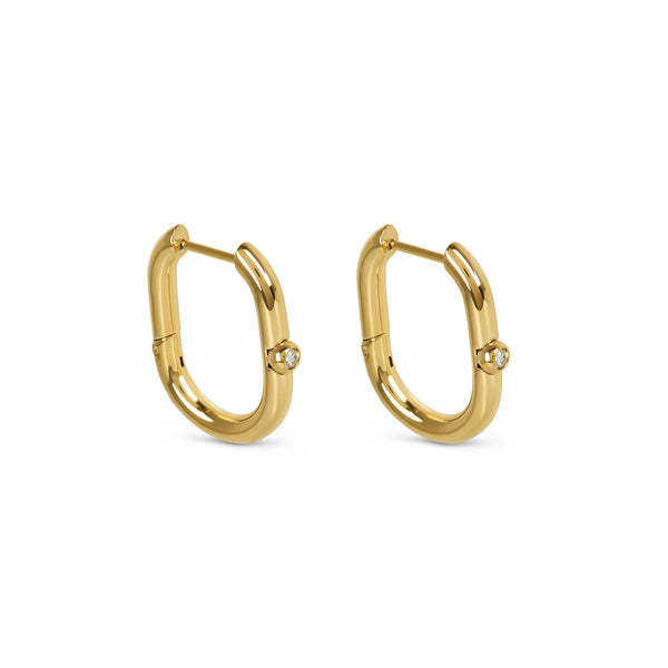 Brincos de argola Dourado