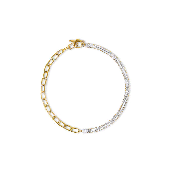 Colar Cordelia com Fecho Toggle - Dourado