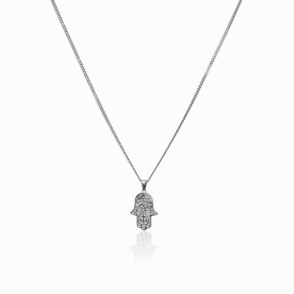 Colar Hamsa em Prata