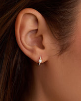 Brincos Argola com Diamantes