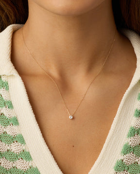 Colar Halo com Diamantes