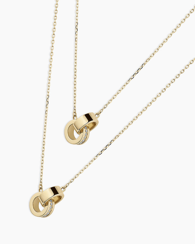 Colar de Aros entrelaçados