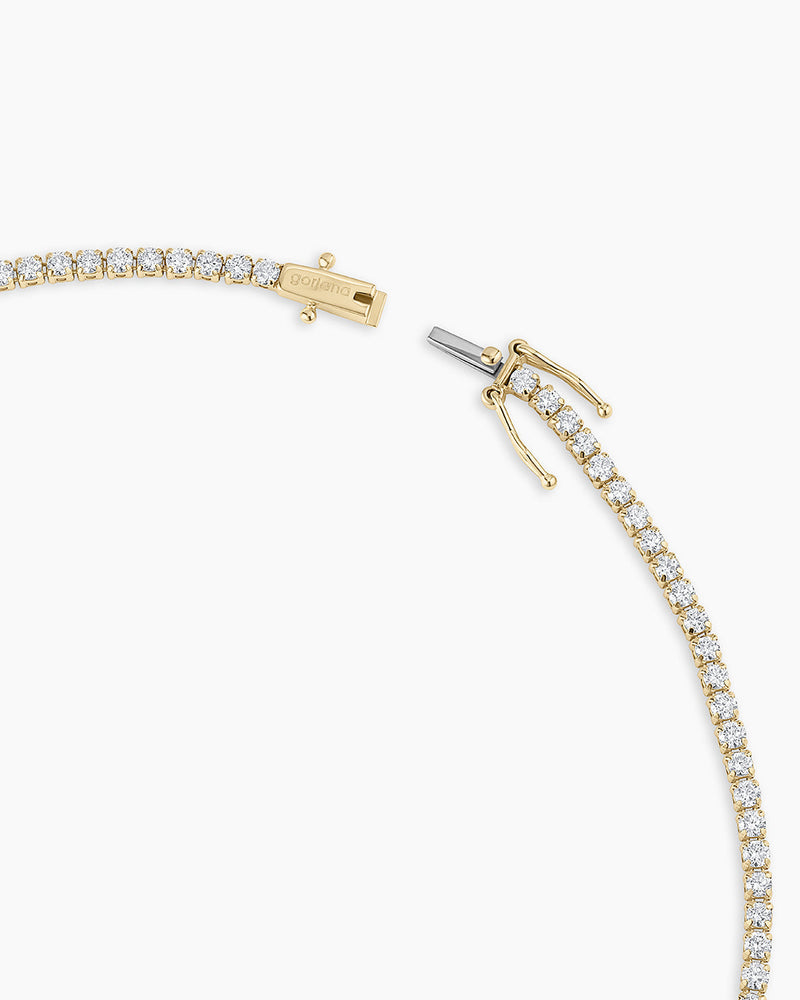 Colar de Corrente com Diamante