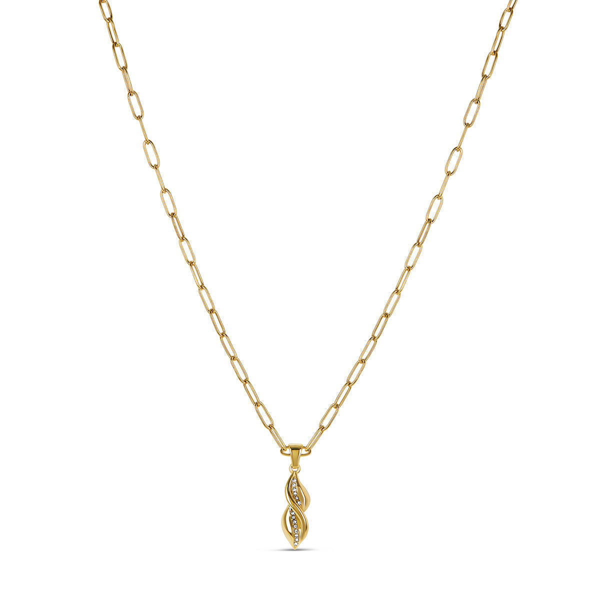 Colar Dourado com Pingente Monica