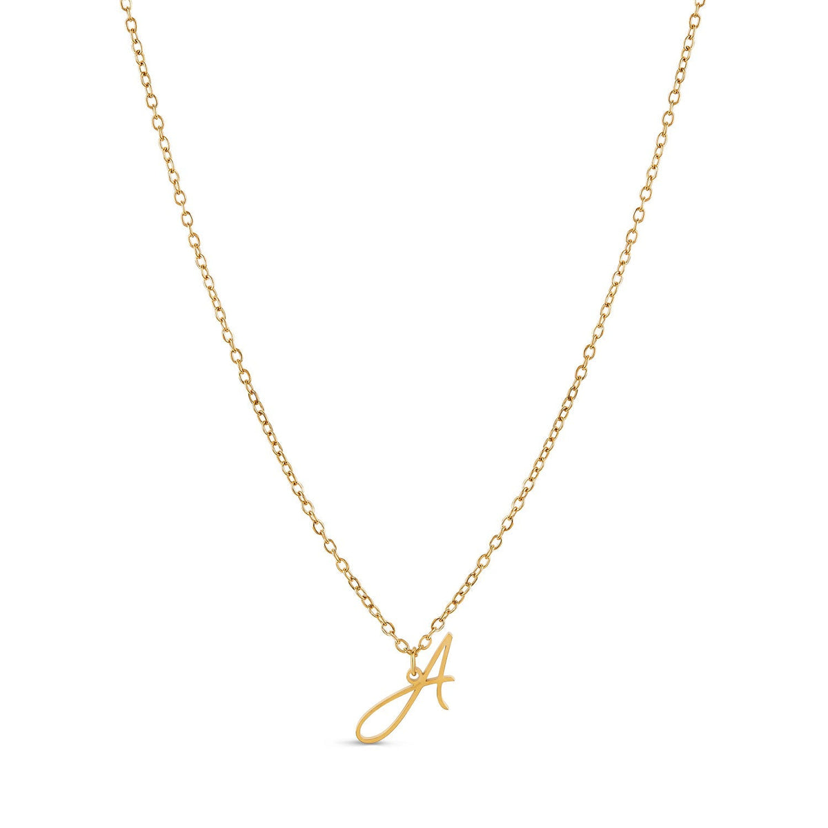 Colar Personalizado com Letra Inicial - Ouro