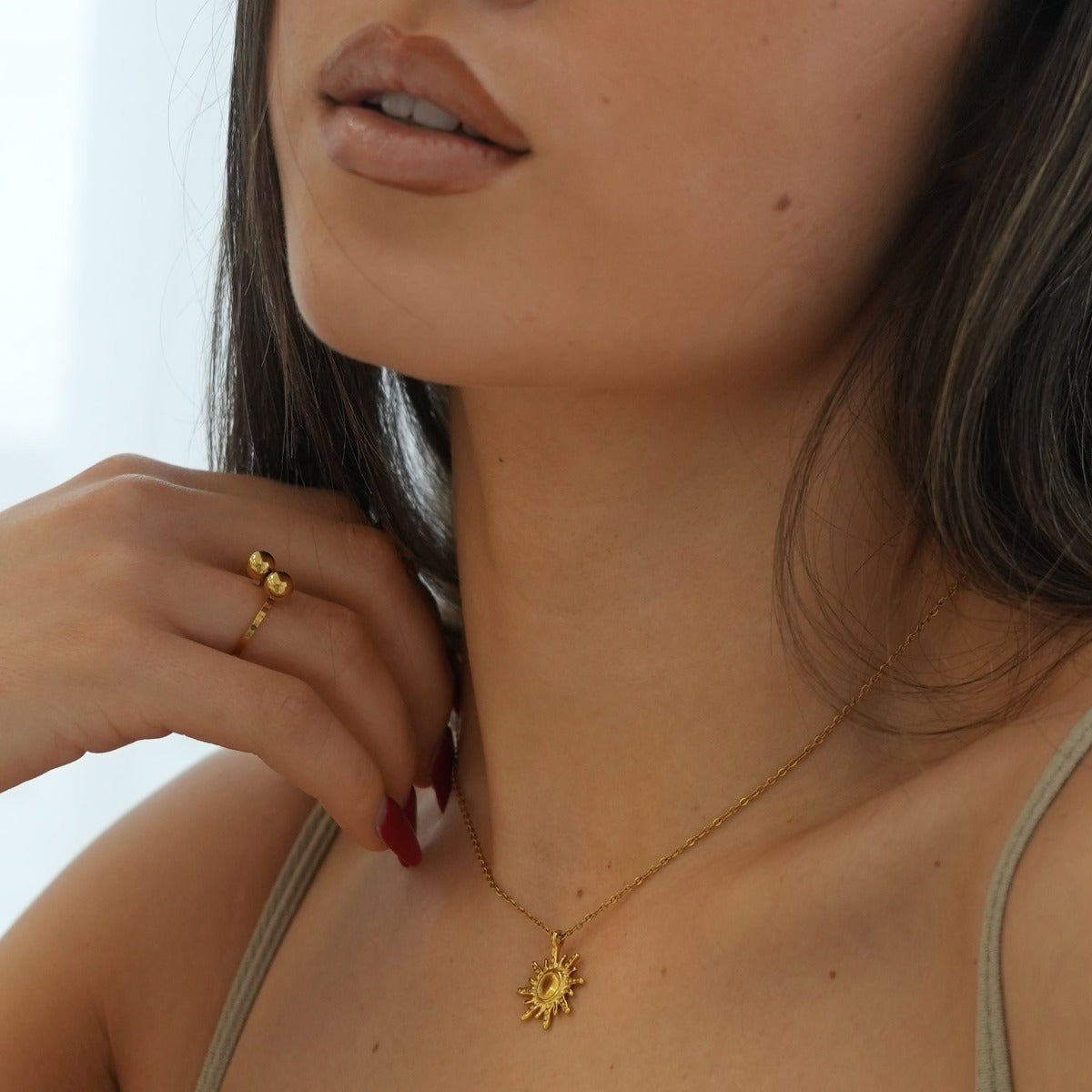 Anel de Tênis em Ouro