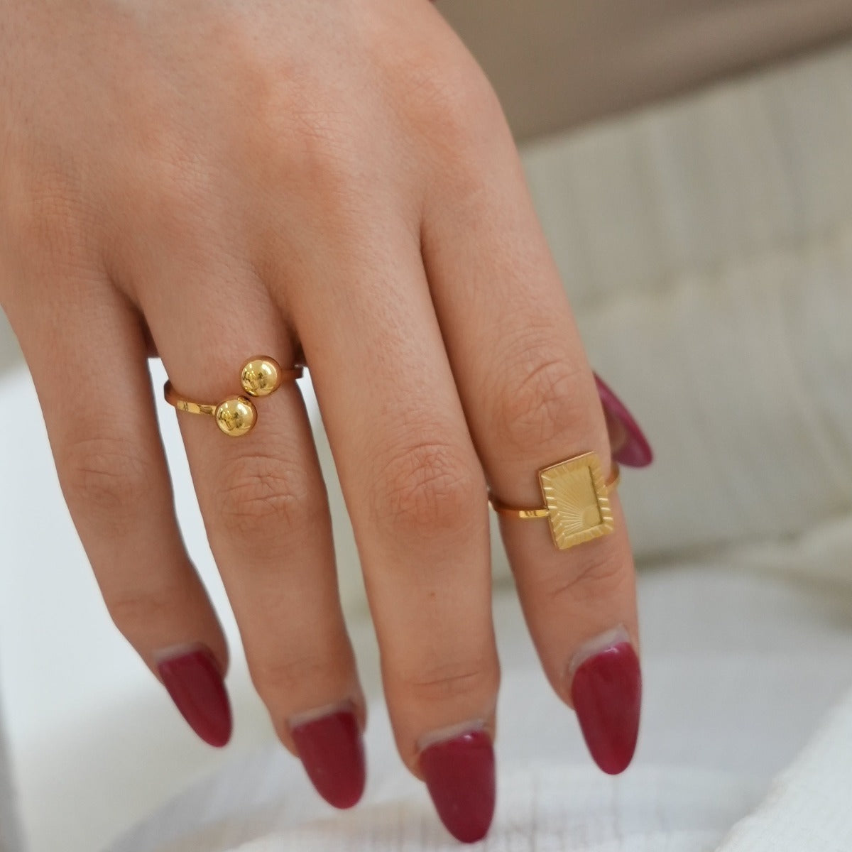 Anel de Tênis em Ouro