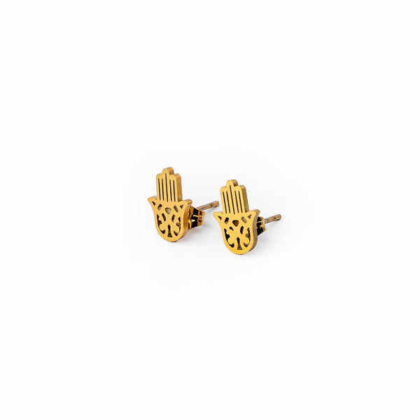 Brincos Hamsa em Ouro