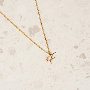 Colar Personalizado com Letra Inicial - Ouro