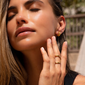 Brincos de Argola em Ouro - Estilo Pulseira