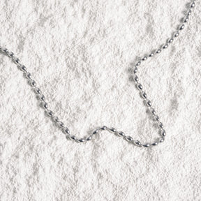 Colar de Pérolas com Corrente em Prata