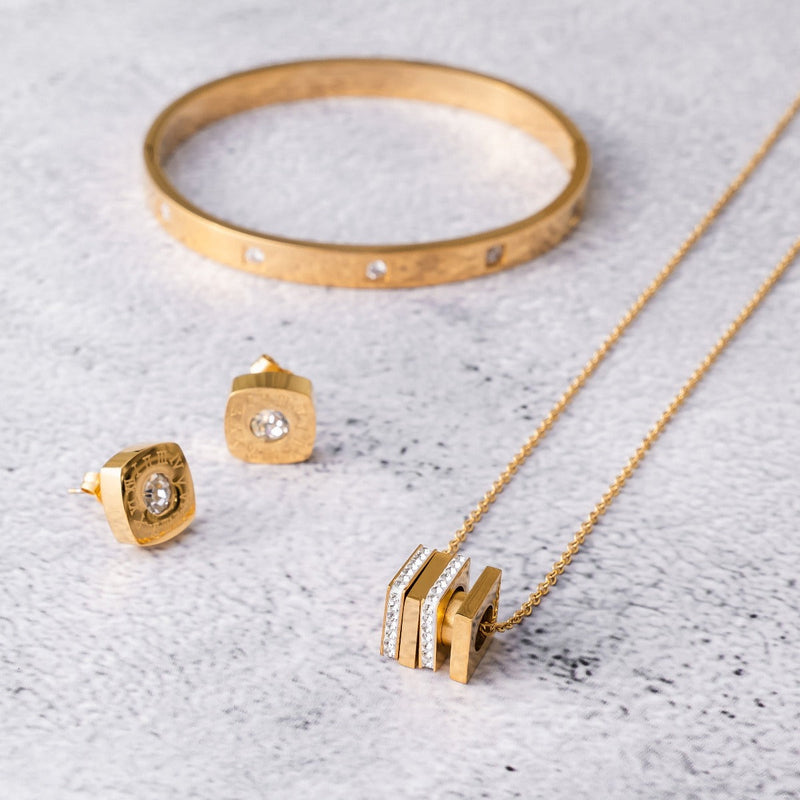 Colar de Rubi - Ouro
