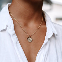 Colar Sol Dourado