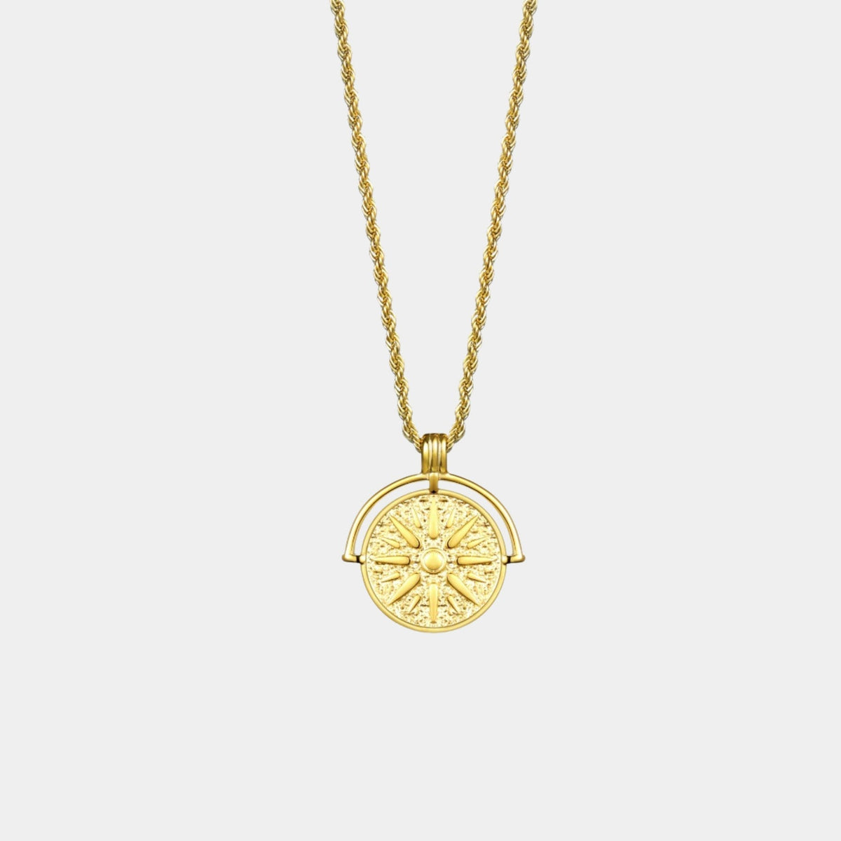 Colar Sol Dourado