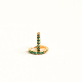 Brinco com Esmeralda Verde