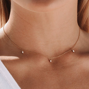 Colar Três Diamantes
