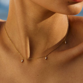 Colar Três Diamantes